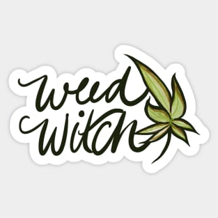 Weed Witch Sticker